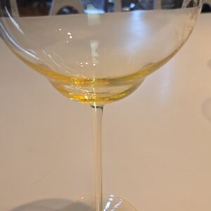 Anthropologie 4 Wine Glasses Set